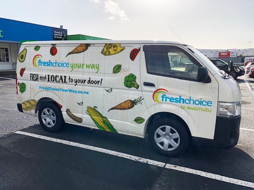 FreshChoice Your Way Delivery Truck